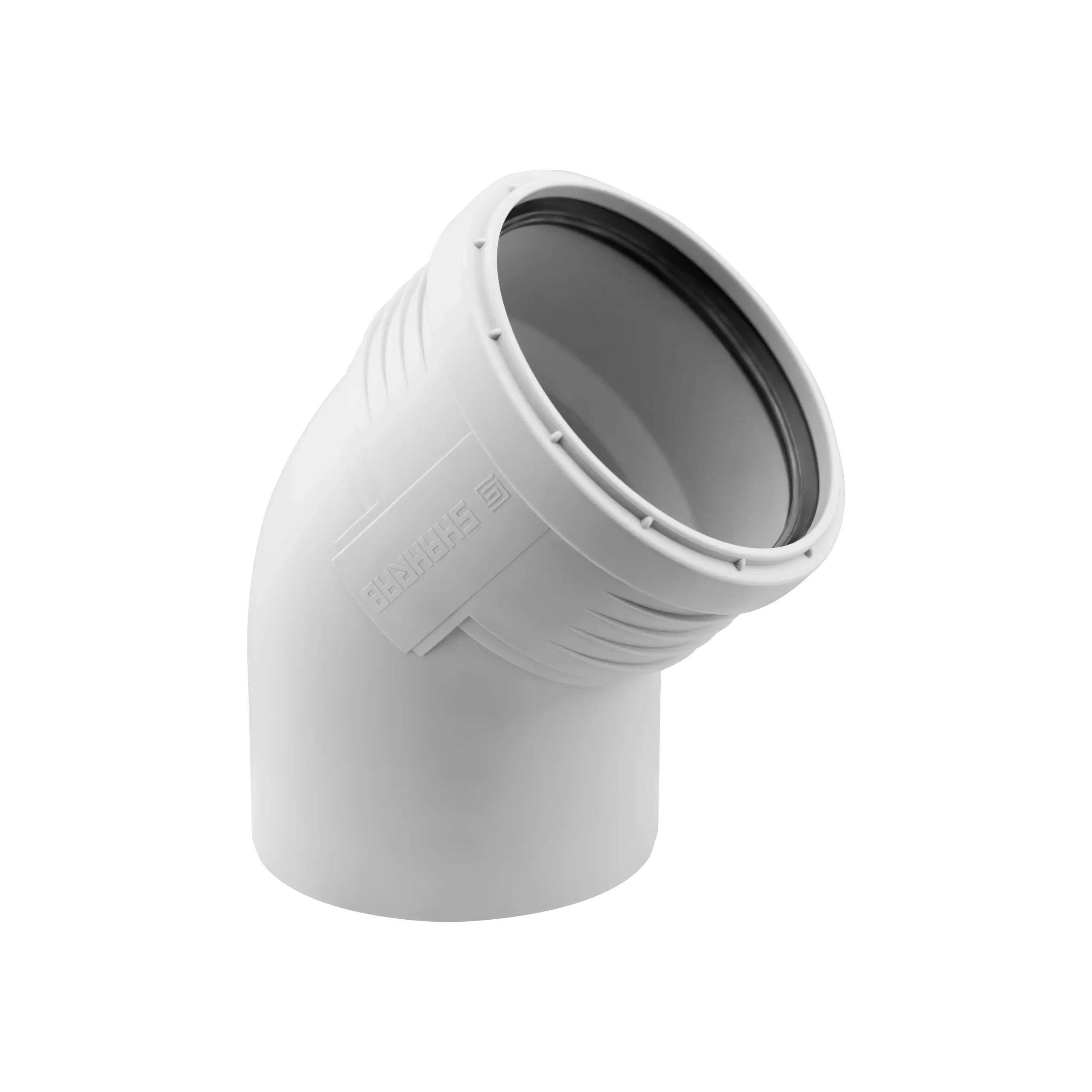 zanoyi45-dynex زانو 45 درجه پوش فیت فاضلاب شهری